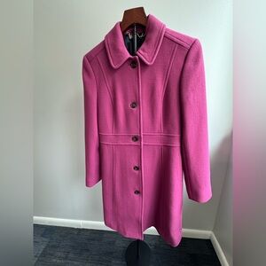 New lady day topcoat in Italian double-cloth wool blend US Sz.6 (Runs Small)